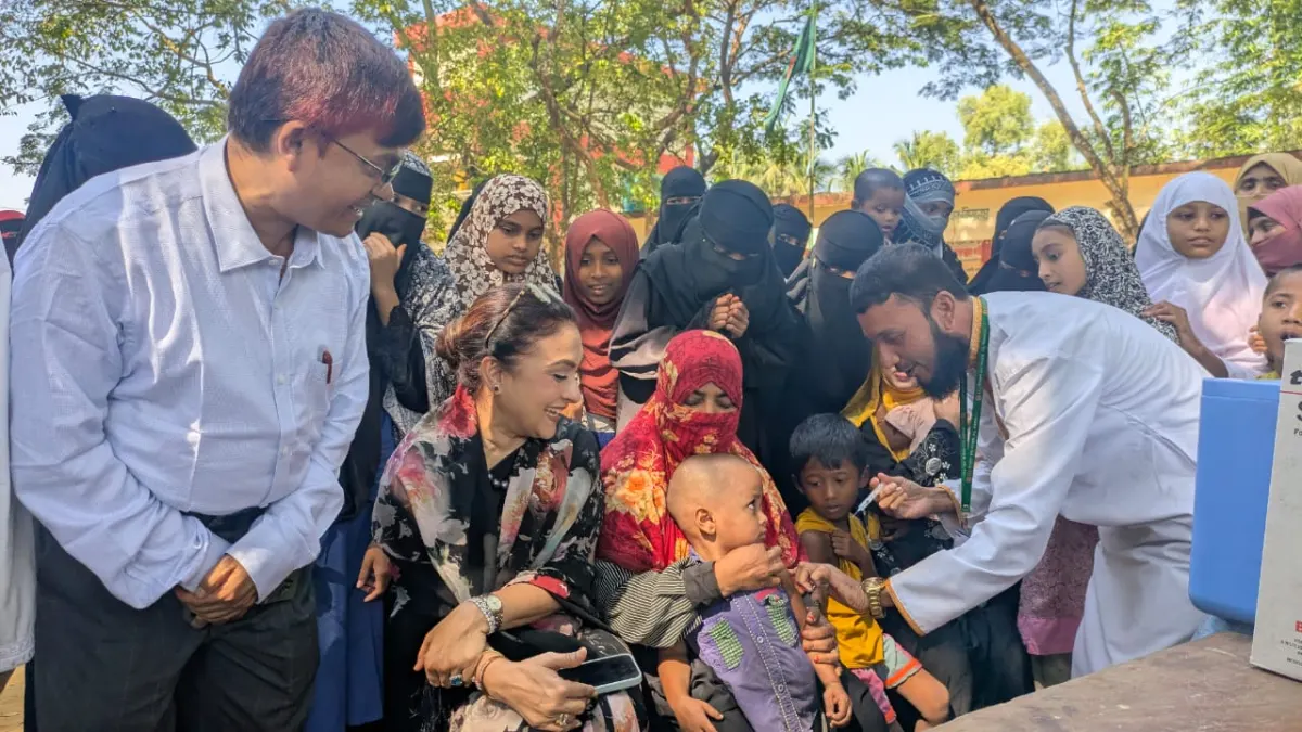 হাম-রুবেলা প্রতিরোধে দেশজুড়ে বিশেষ টিকাদান শুরু