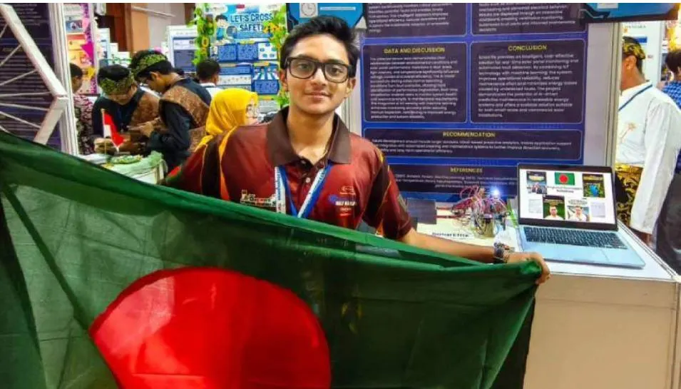 মালয়েশিয়ায় আন্তর্জাতিক উদ্ভাবনী প্রতিযোগিতায় পাবনার ফিহা হুসাইনের রৌপ্যপদক জয়