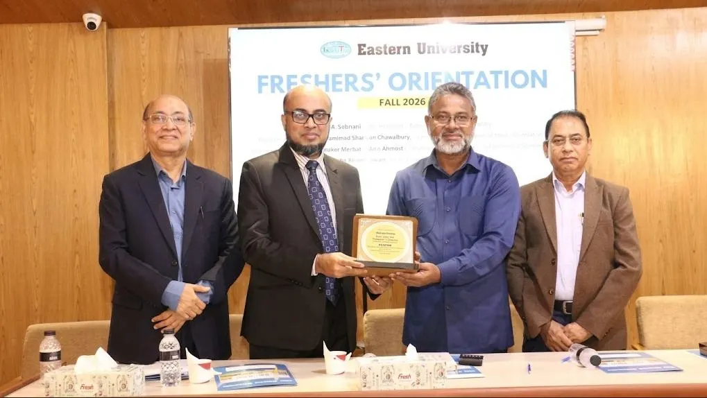 ইস্টার্ন ইউনিভার্সিটিতে ফল ২০২৬ সেমিস্টারের নবীনবরণ অনুষ্ঠিত
